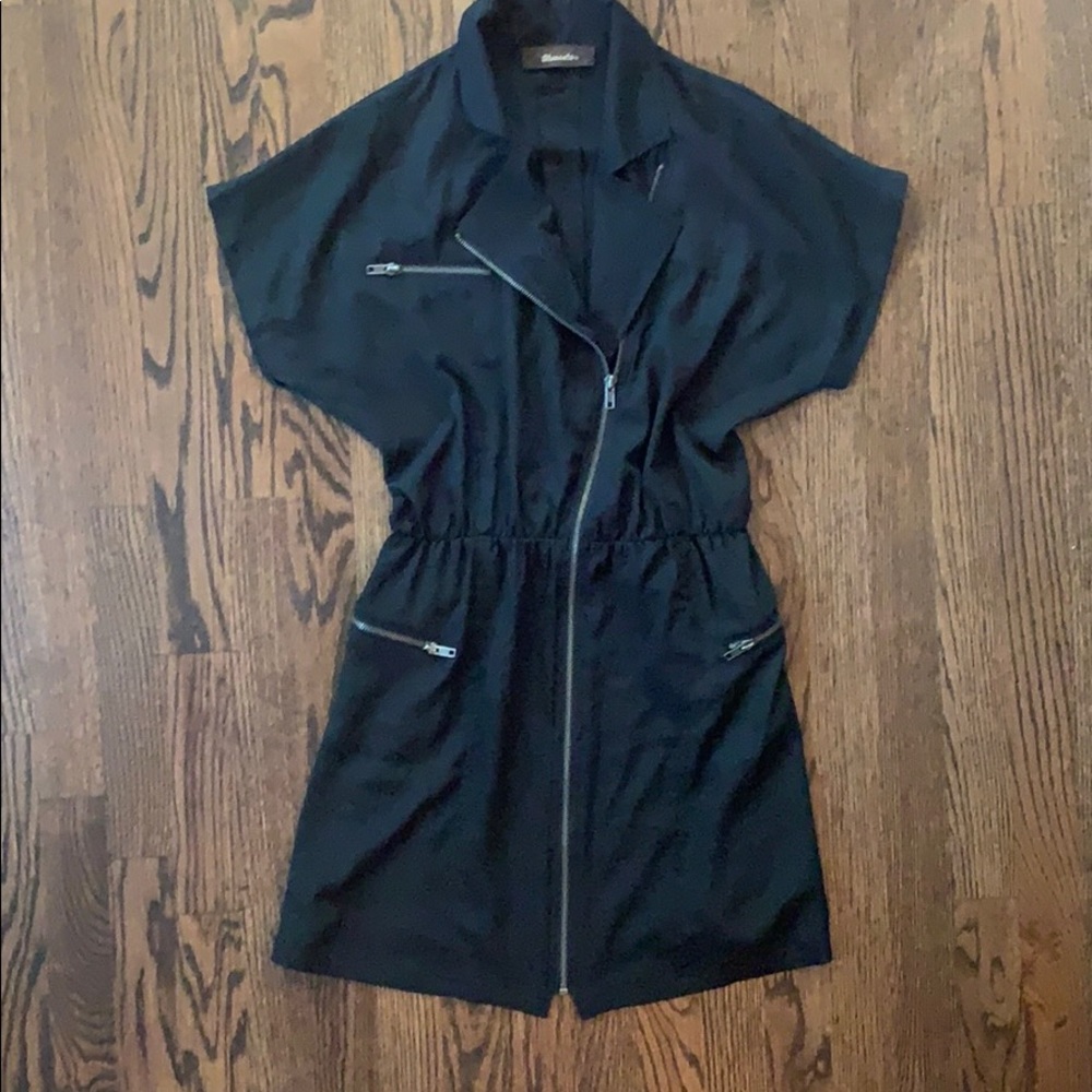 Black Zipper Dress